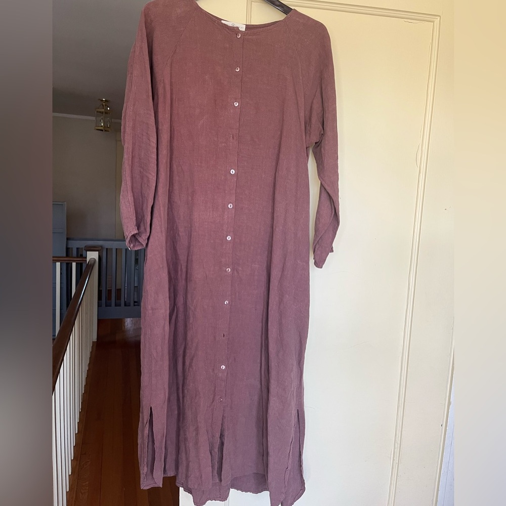 Elegant Mauve Maxi Dress